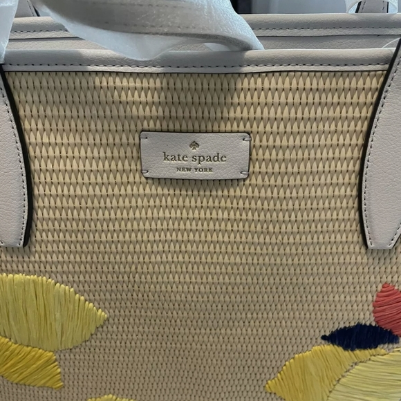 New kate spade lemon zest bag